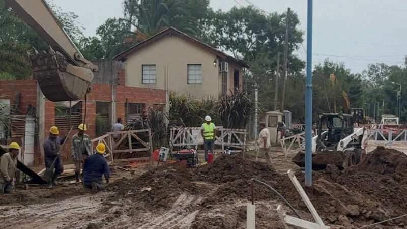 Finalizan obras cloacales en Ing. Maschwitz tras las gestiones de Sujarchuk ante AySA