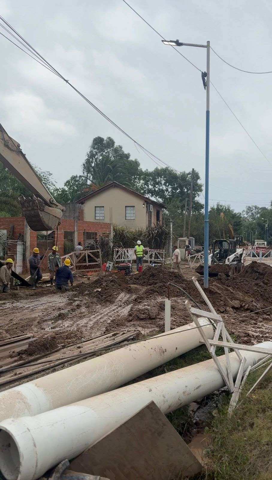 Finalizan obras cloacales en Ing. Maschwitz tras las gestiones de Sujarchuk ante AySA