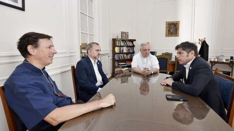 Kicillof se reunió con las autoridades de la Conferencia Episcopal Argentina