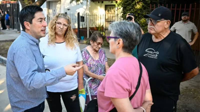 Nardini habilitó una nueva pavimentación en Ing. Adolfo Sourdeaux