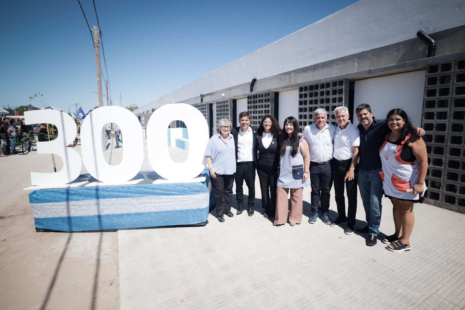 Kicillof inauguró el edificio educativo N°300