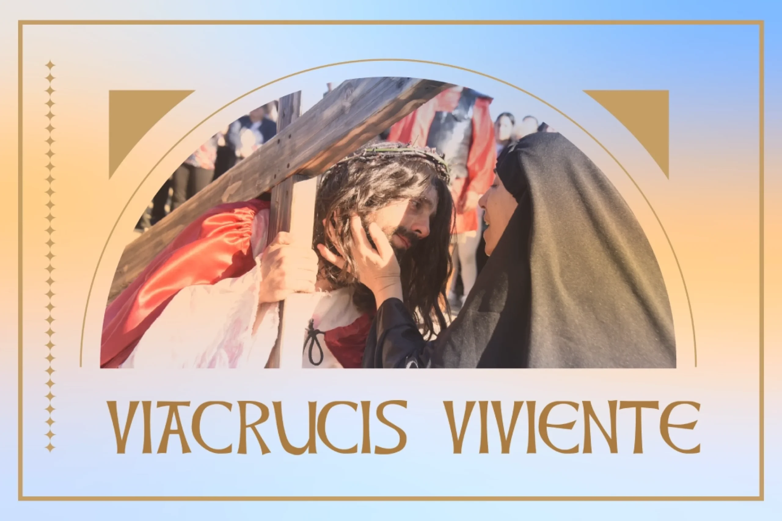 Malvinas Argentinas inicia Semana Santa con el tradicional Vía Crucis Viviente