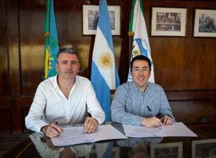 Nardini firmó un Convenio de Cooperación con el Municipio de La Falda, Córdoba