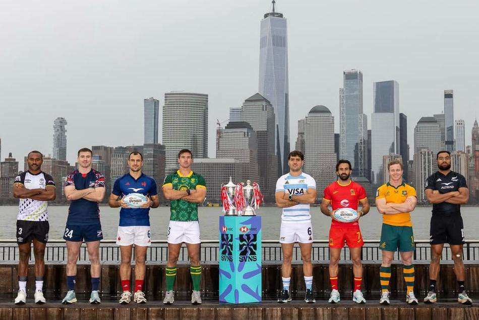 Los Pumas Seven van por más en Nueva York: sexta fecha del Circuito Mundial con la mira puesta en escalar en la tabla