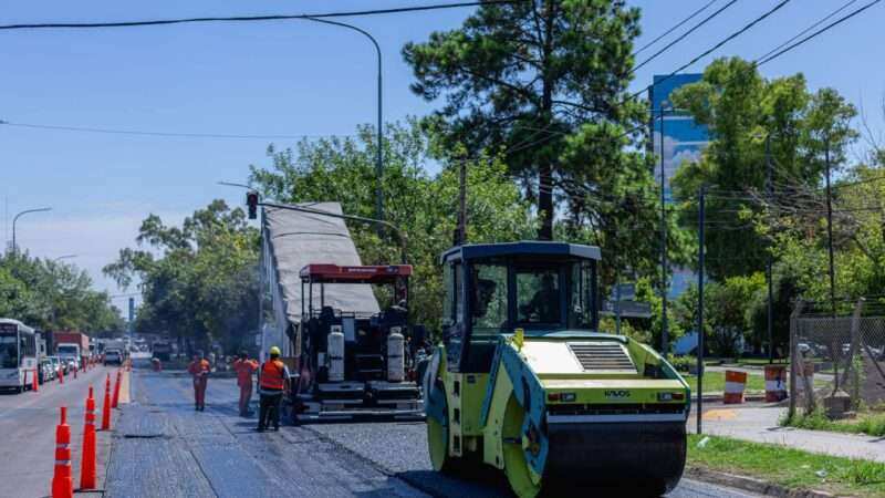 Avanza la obra de Repavimentación en Vergara: ya se completó el 25%