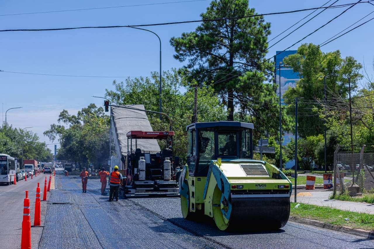 Avanza la obra de Repavimentación en Vergara: ya se completó el 25%