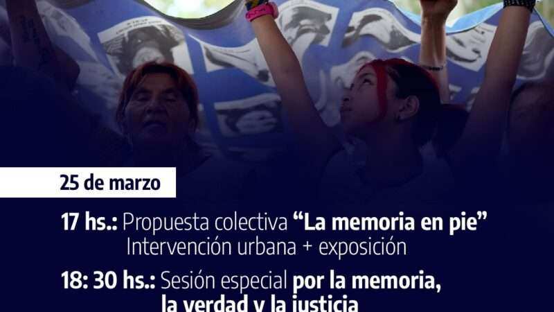 Escobar conmemora los 50 años del golpe de Estado con actividades por la memoria