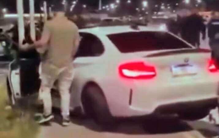Picadas clandestinas en Tecnópolis: un BMW se descontroló, embistió a un joven y reaviva el debate por la falta de controles