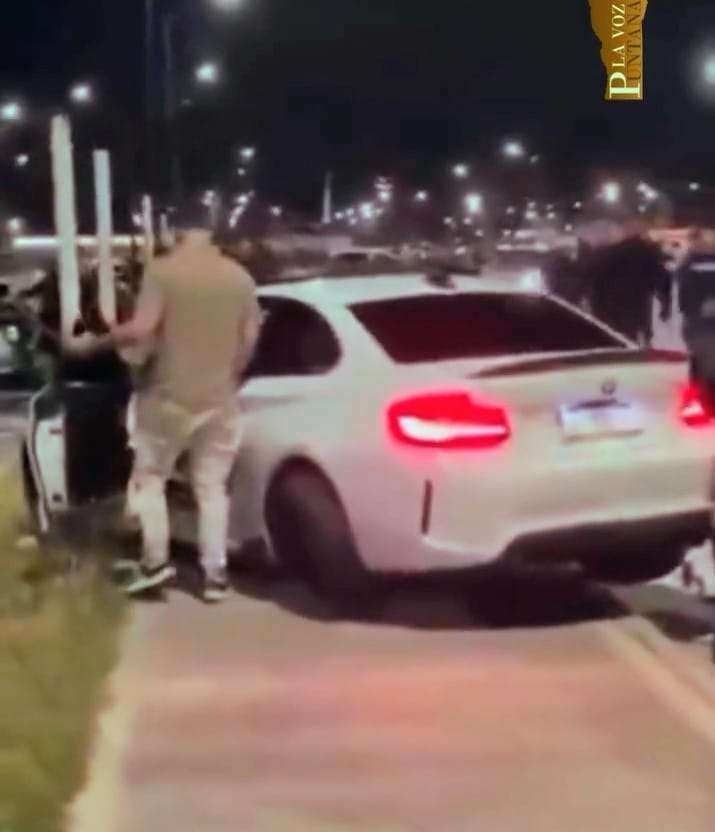 Picadas clandestinas en Tecnópolis: un BMW se descontroló, embistió a un joven y reaviva el debate por la falta de controles