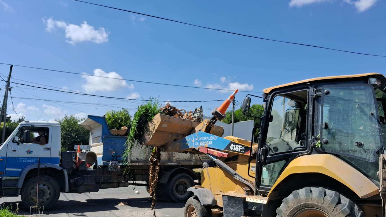Escobar: sistema municipal de recolección de ramas para esta semana