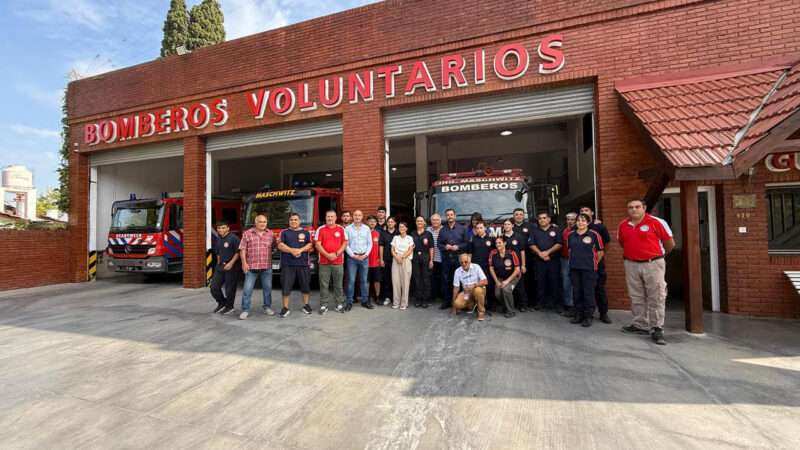 Escobar recupera un predio y lo destina a Bomberos de Maschwitz para un nuevo Centro de Entrenamiento