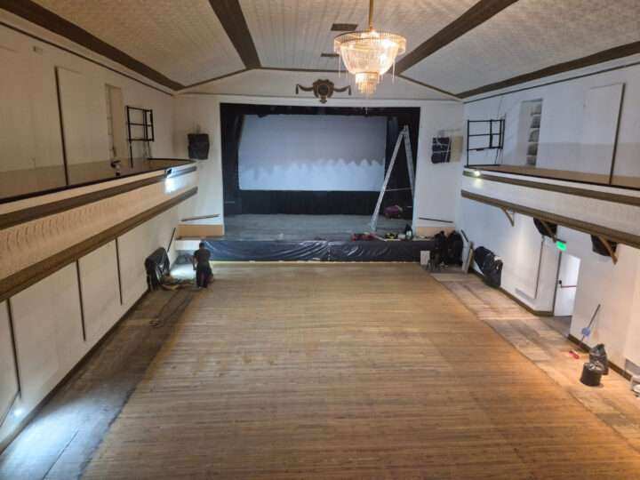 Avanzan las obras de renovación en el Teatro Seminari con importantes mejoras en su sala principal