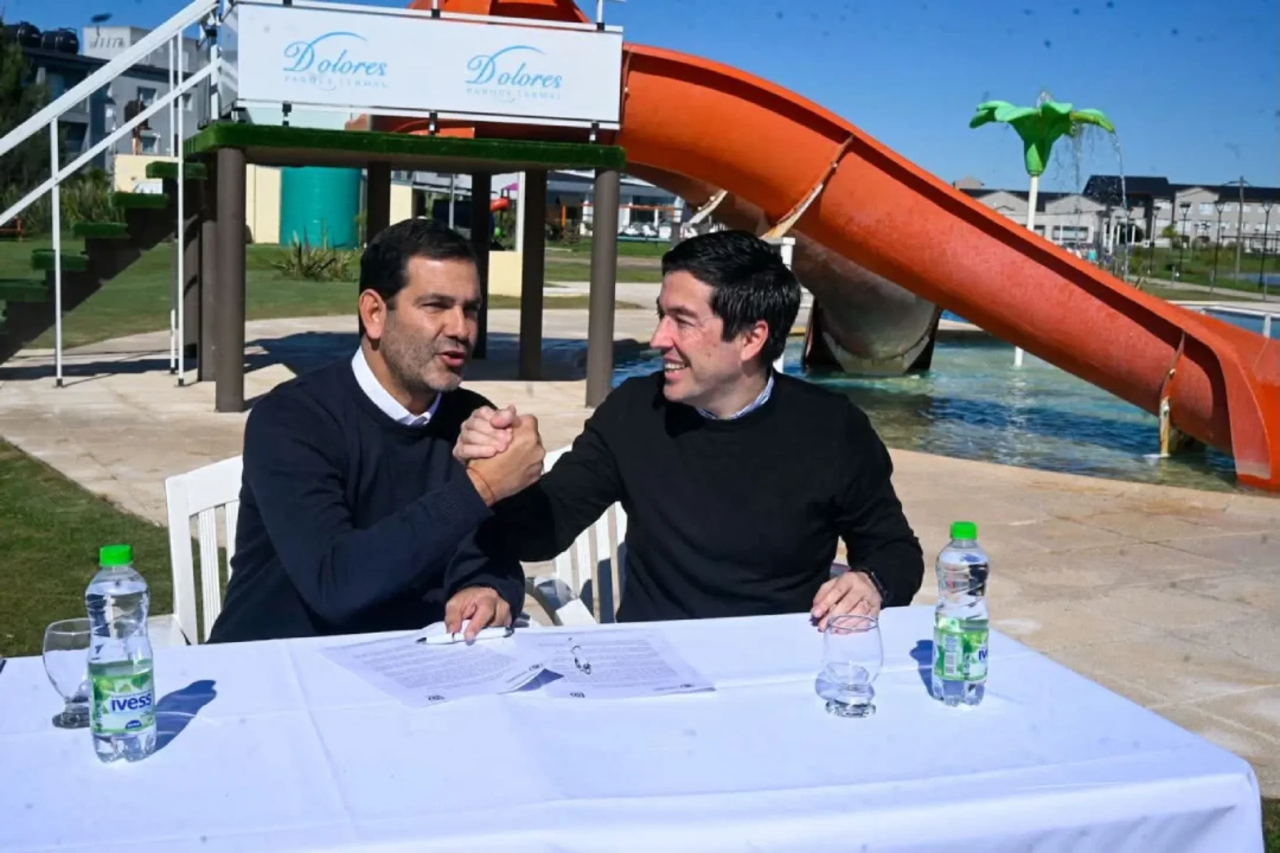 Nardini viajó a Dolores para firmar un convenio de promoción turística interdistrital