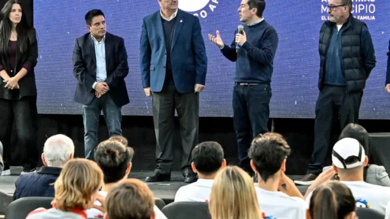 Nardini lanzó los primeros Juegos Argentinos Urbanos que tendrán sede en Malvinas