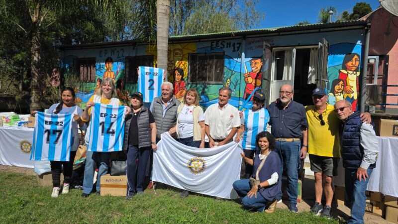 Rotary Club Escobar realizó una importante donación a la Escuela Nº 22 de Islas