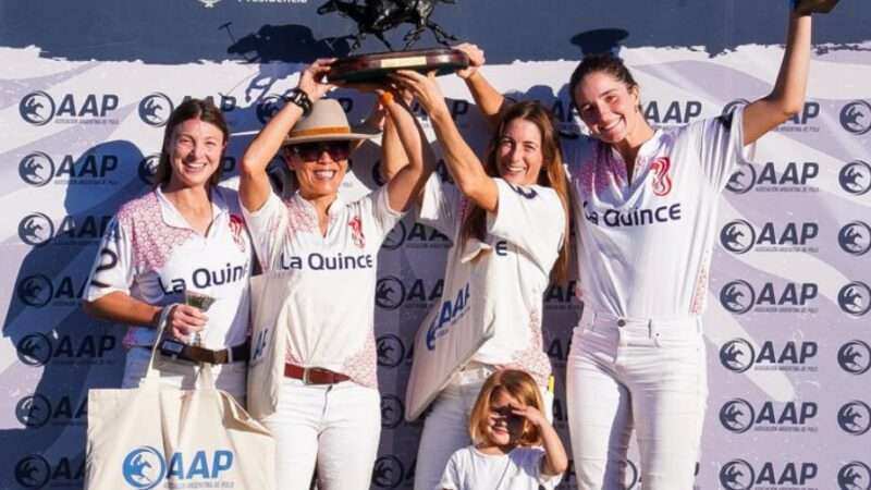 Pilará La Quince se consagró campeón del 6° Masters Femenino de Polo 2026