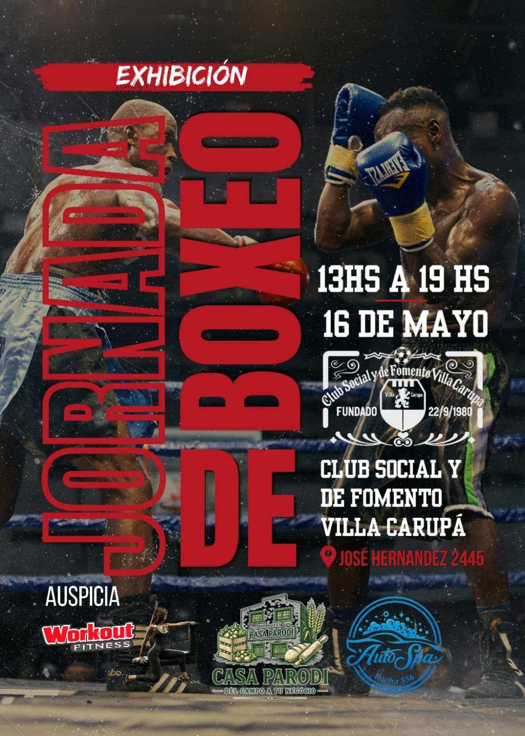 Tigre se sube al ring: gran exhibición de boxeo abierta a la comunidad