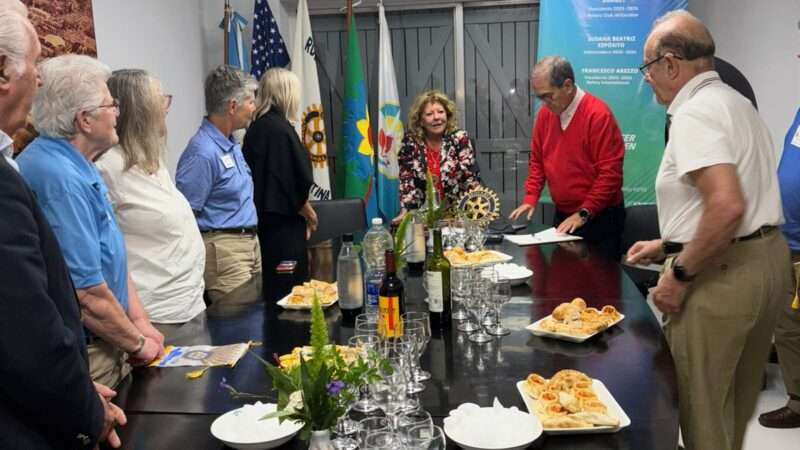 Escobar recibió a delegación rotaria de Estados Unidos en el marco del Programa de Intercambio de Amistad