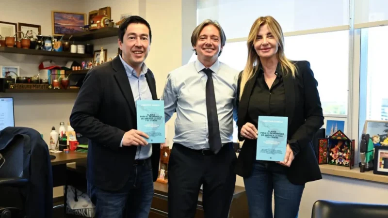 Nardini se reunió con autoridades del Banco de Desarrollo de América y El Caribe para impulsar políticas sustentables