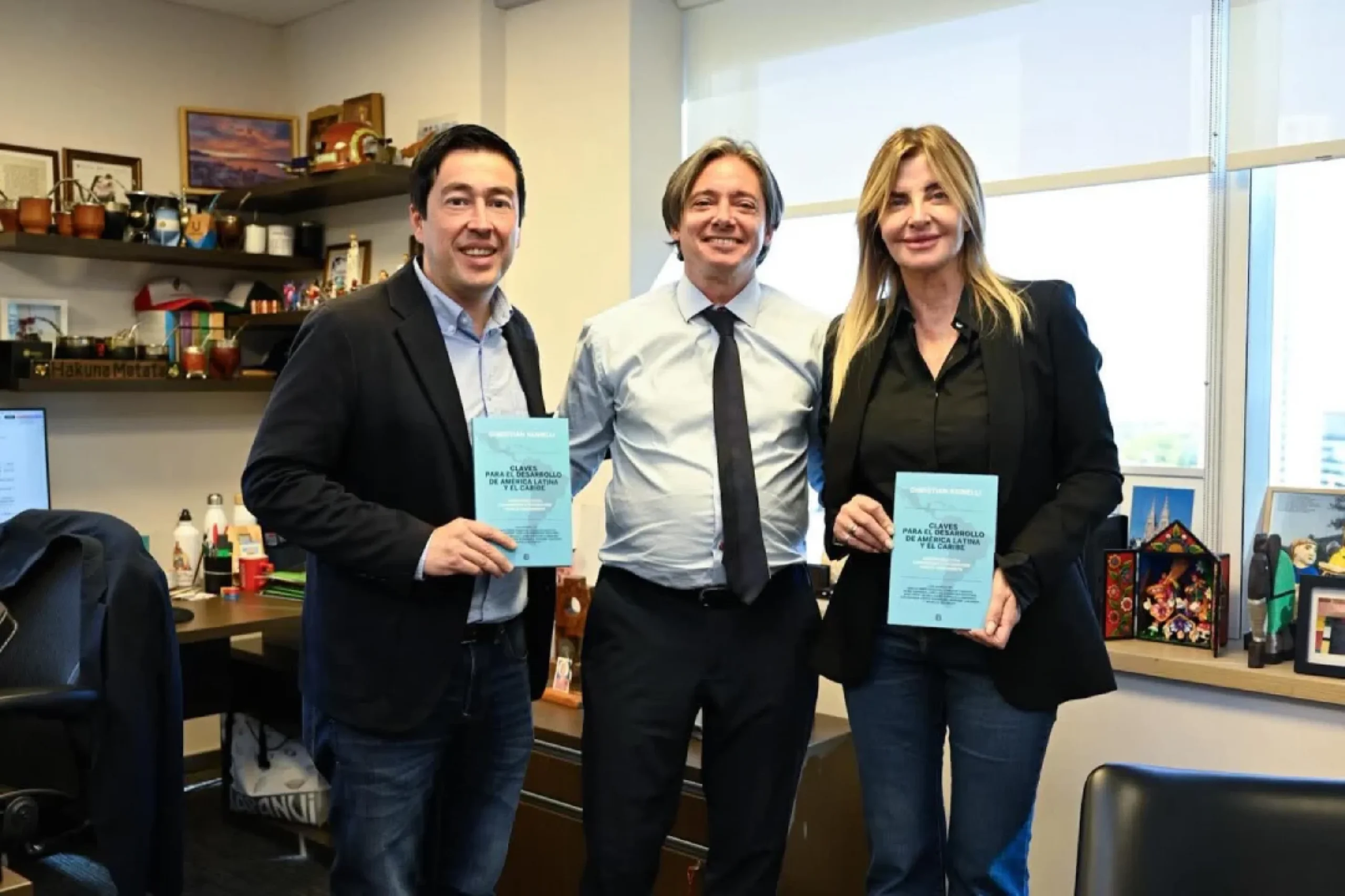 Nardini se reunió con autoridades del Banco de Desarrollo de América y El Caribe para impulsar políticas sustentables