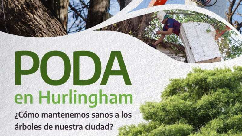 PODA RESPONSABLE EN HURLINGHAM