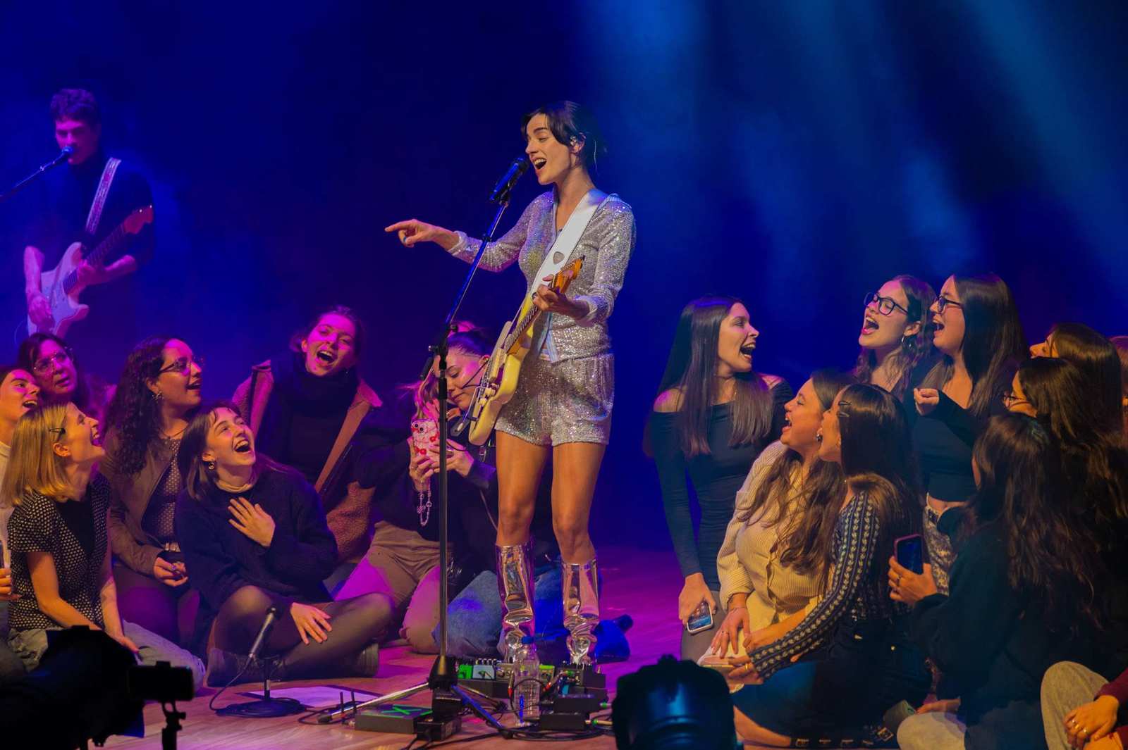 Zoe Gotusso fue ovacionada en el Teatro Otamendi de San Fernando