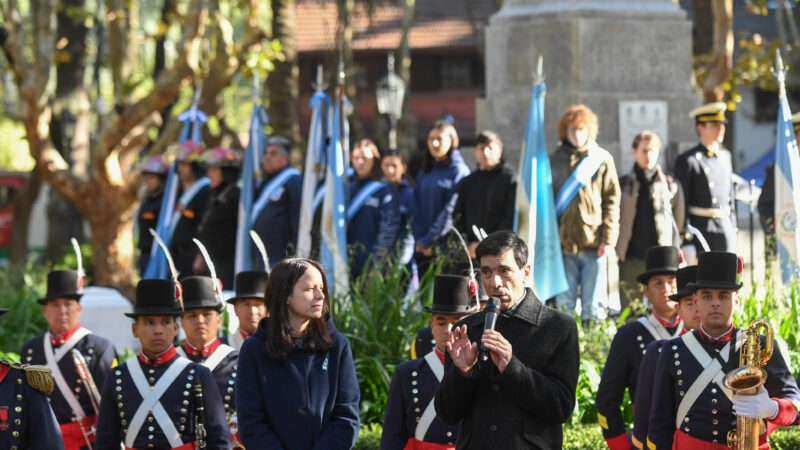 Vicente López, la Capital del Himno, rindió homenaje a la canción patria en su 213° aniversario