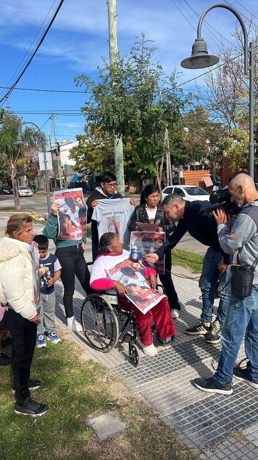 Virreyes: con la mamá de la víctima al frente, vecinos marcharon por justicia tras la muerte de Yesica Coria