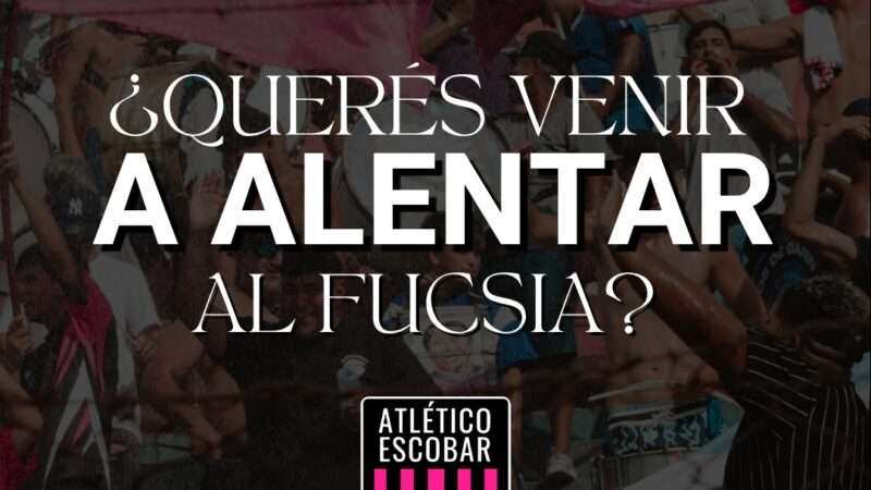 Atlético Escobar intensifica su promo para sumar abonados a sus partidos de local