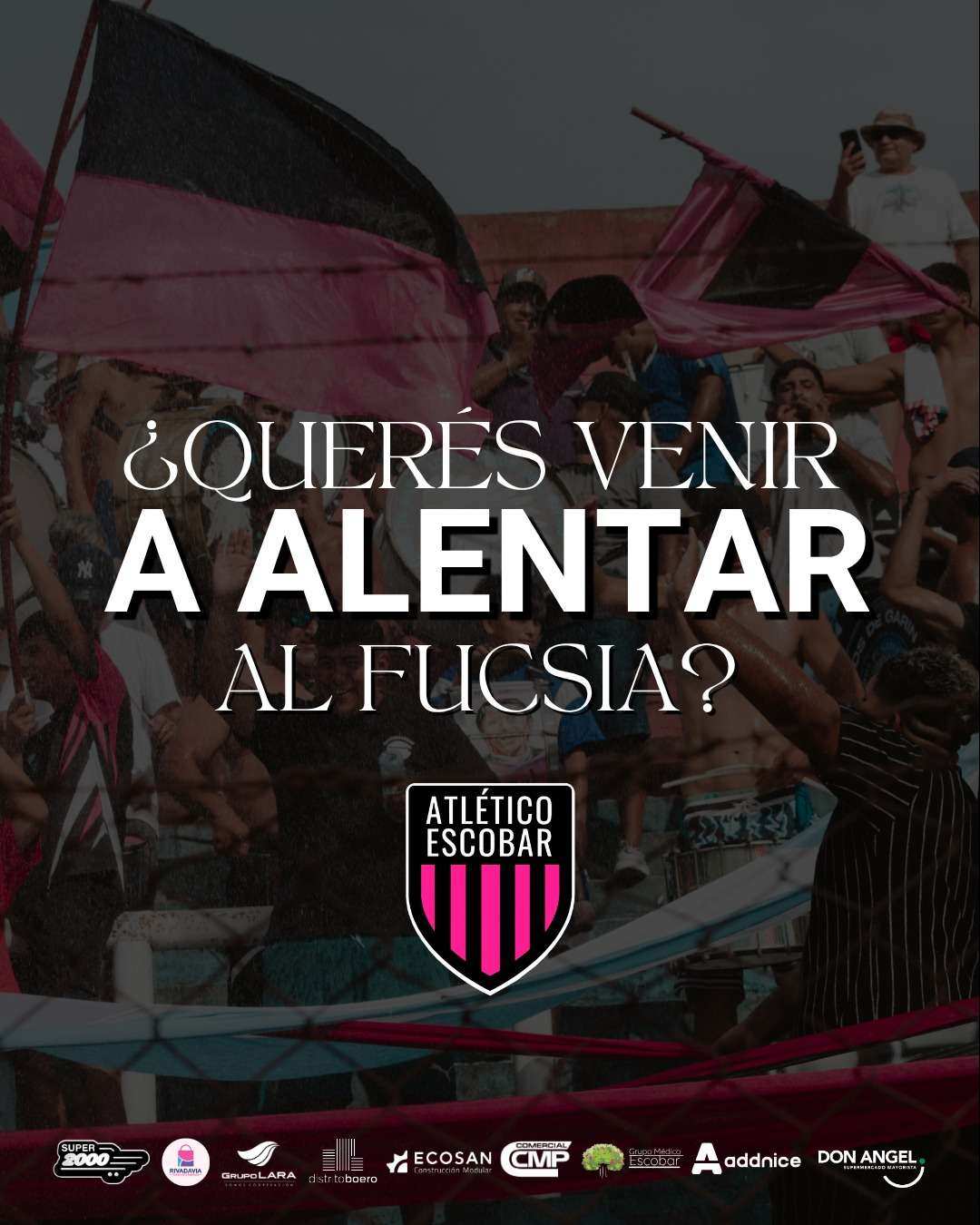 Atlético Escobar intensifica su promo para sumar abonados a sus partidos de local