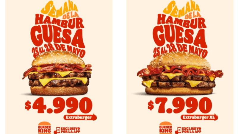 Burger King celebrará el Día de la Hamburguesa durante cuatro días