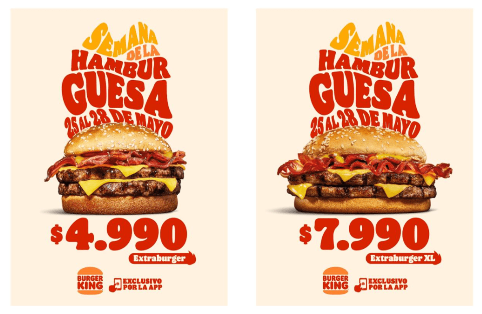 Burger King celebrará el Día de la Hamburguesa durante cuatro días