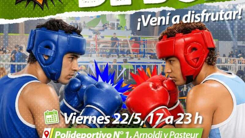 El viernes, San Fernando tendrá una nueva ‘Noche deBox’ en el Polideportivo N°1