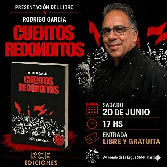 Rodrigo García presenta su primer libro “Cuentos Redonditos”