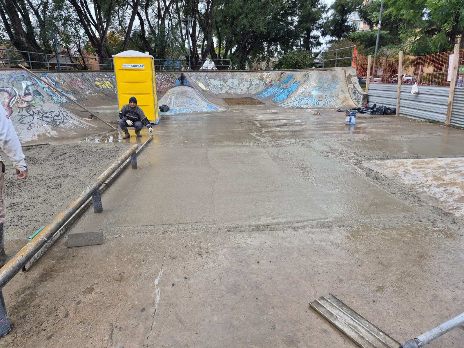 Continúa la renovación integral del skatepark de “El Campito”