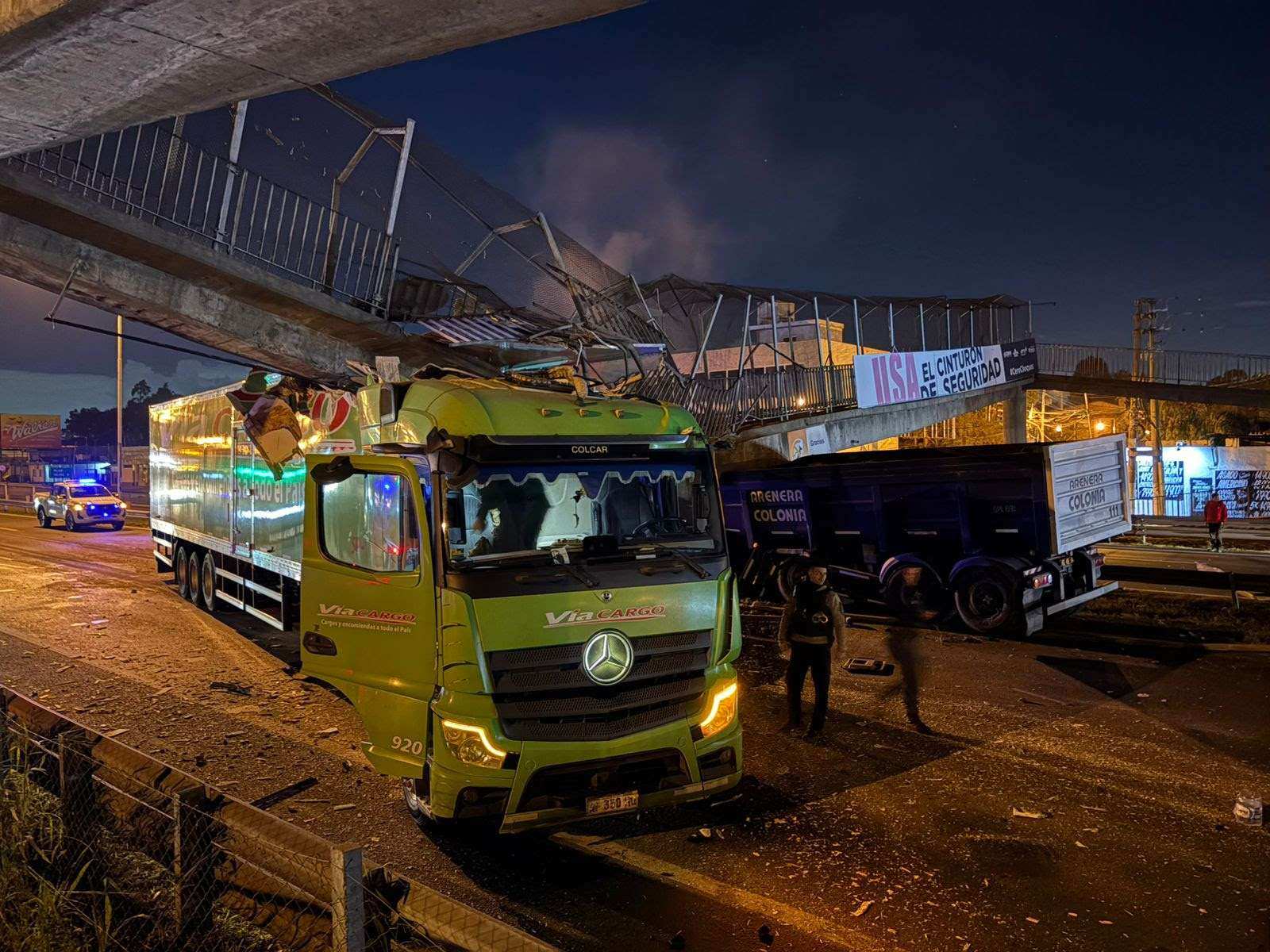 Tras el accidente del km 51, Ausol instalará un puente peatonal provisorio