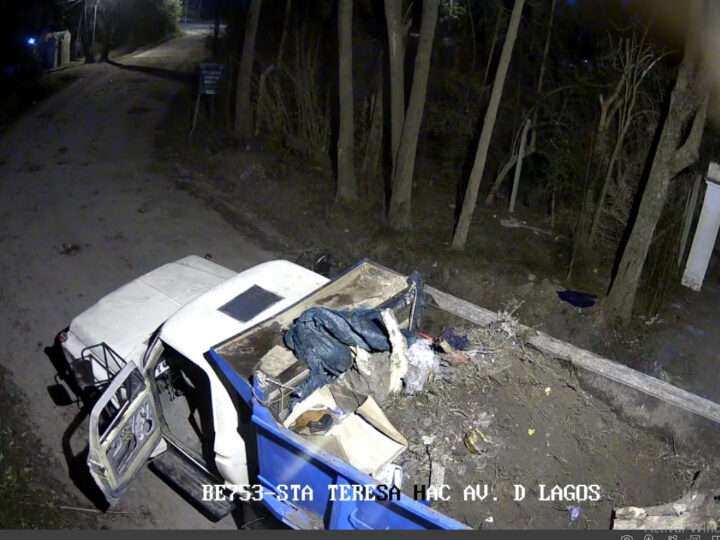 Arrojó basura en la vía pública: lo multaron, le secuestraron el camión y clausuraron el predio en el que trabajaba