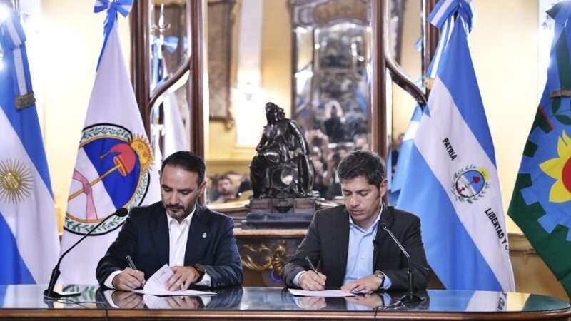 Kicillof y Valdés sellaron acuerdos productivos y agropecuarios para fortalecer el federalismo