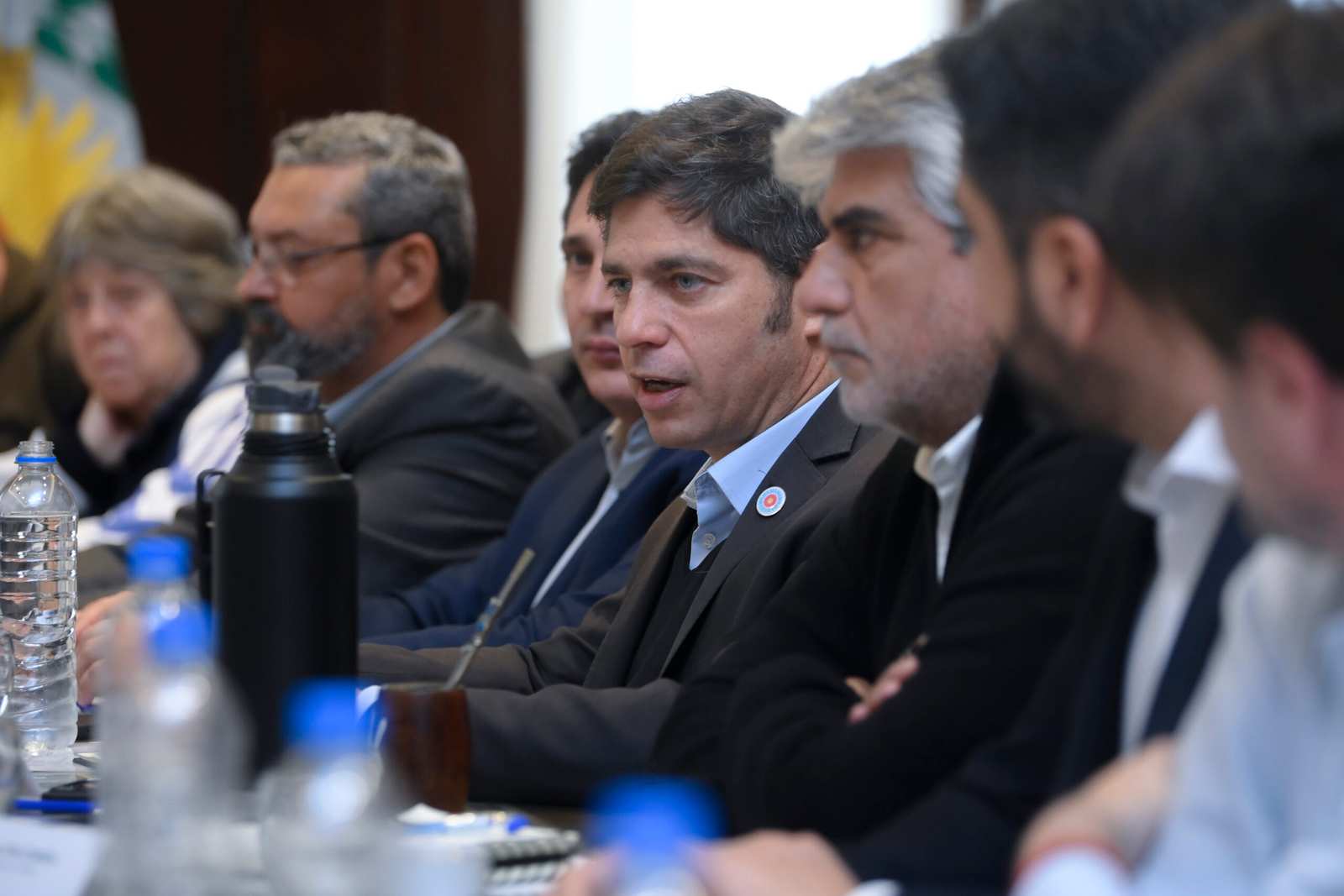 Kicillof se reunió con la ITF y cuestionó el ajuste nacional: “La flexibilización laboral no entra en la Provincia”