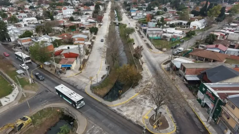 Nardini habilitó las obras de repavimentación integral de la calle Hooke