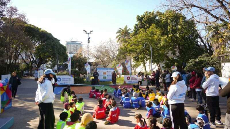 Vicente López inauguró la Plaza Activa Joy of Moving en Olivos