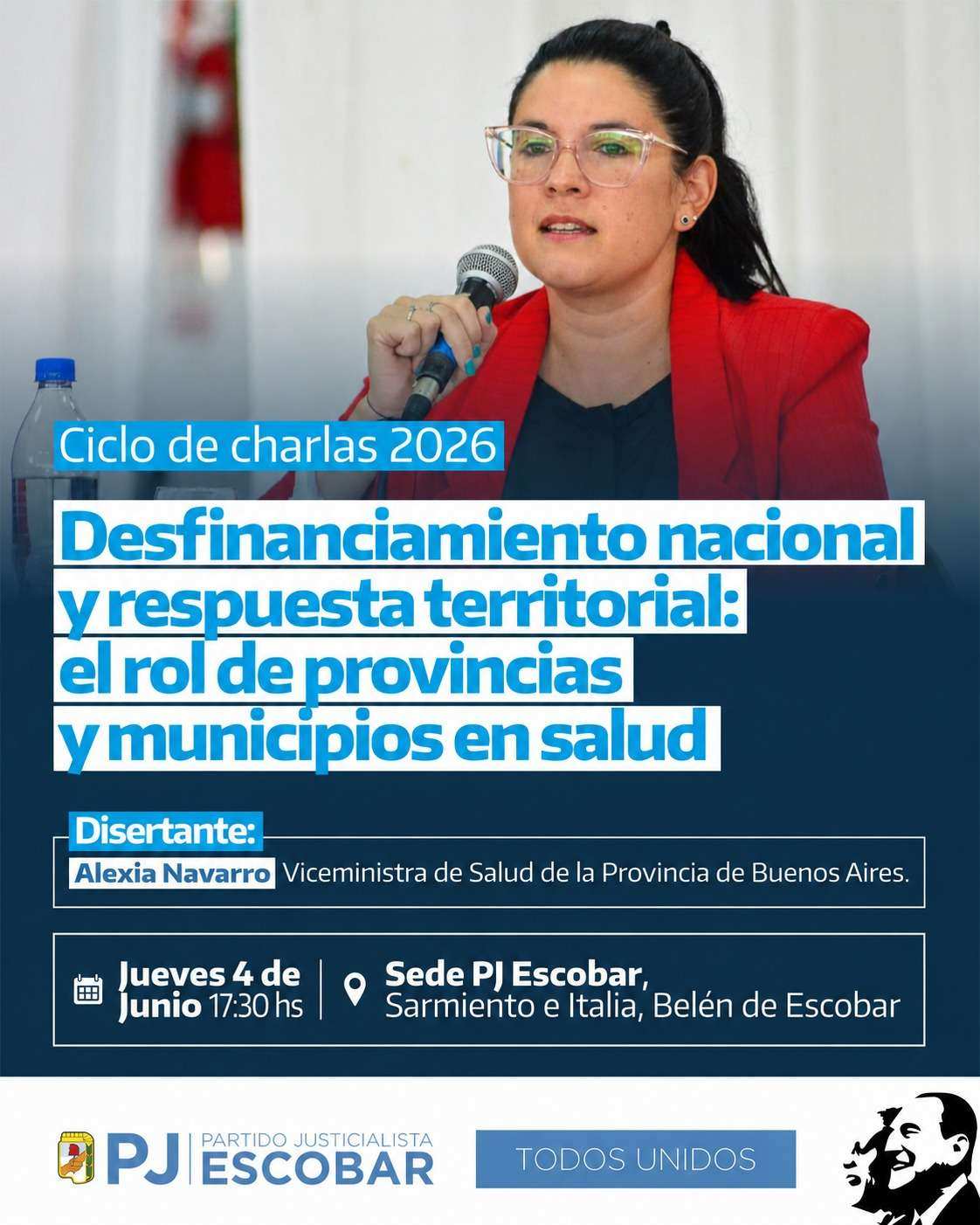 Ciclo de Charlas 2026: Invitación abierta a debatir el futuro de la Salud Pública