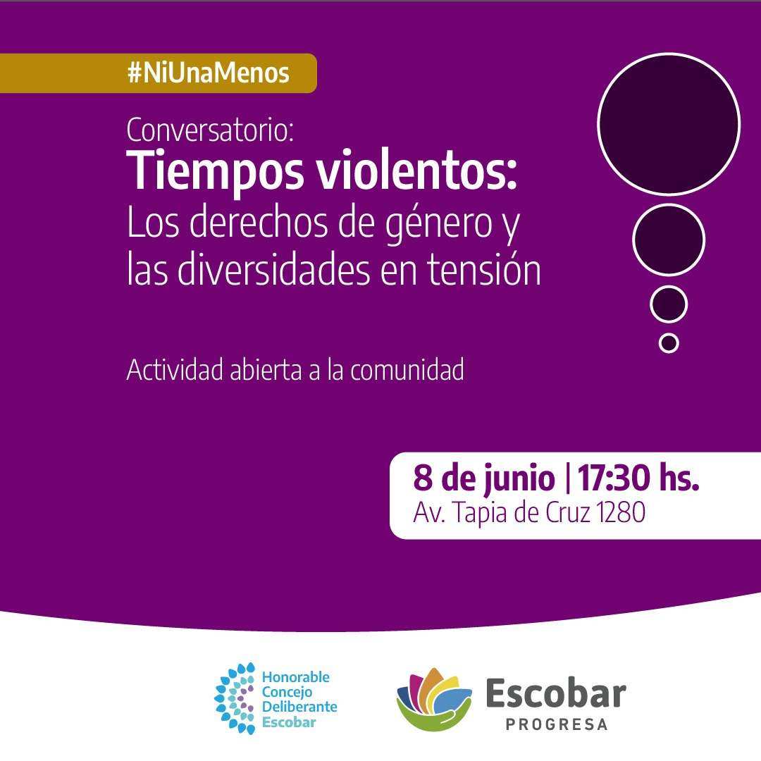 “Tiempos violentos: los derechos de género y las diversidades en tensión”
