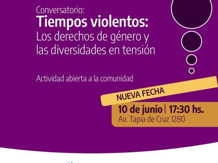 NUEVA FECHA | Conversatorio abierto a la comunidad