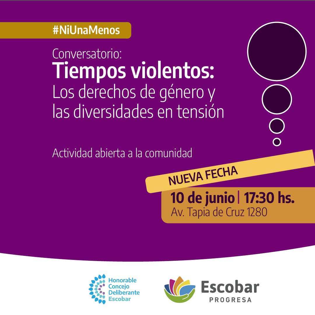 NUEVA FECHA | Conversatorio abierto a la comunidad