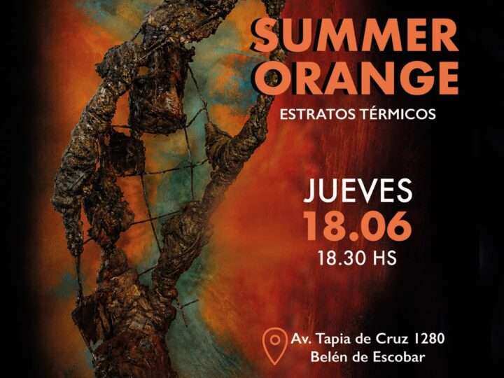 “Summer Orange”: una muestra que explora la materia en transformación llega a Escobar