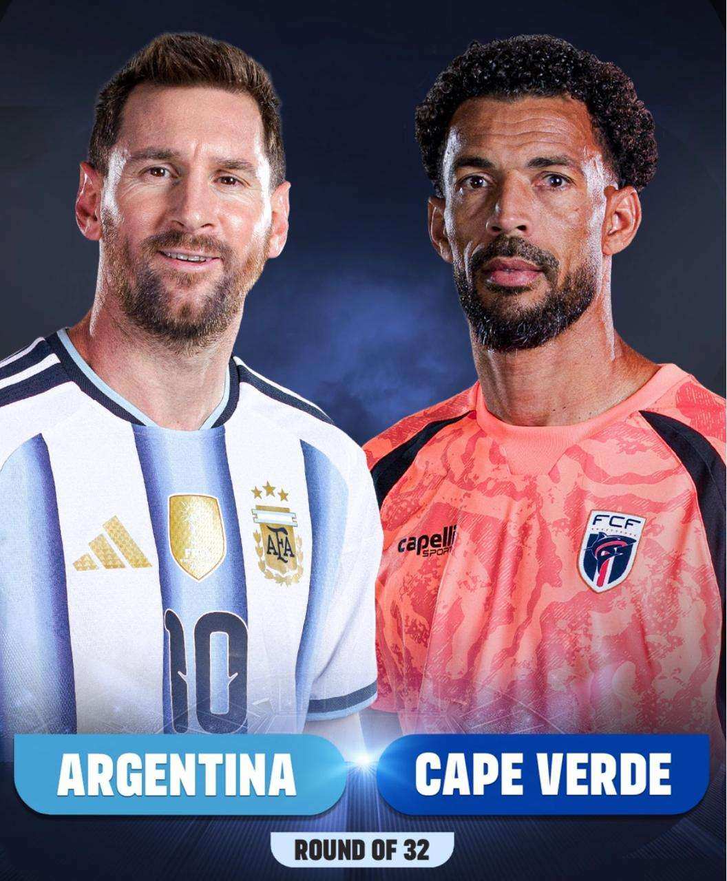 Mundial FIFA 2026: El próximo viernes, Argentina- Cabo Verde, la gran sorpresa del Mundial, por 16avos de final.