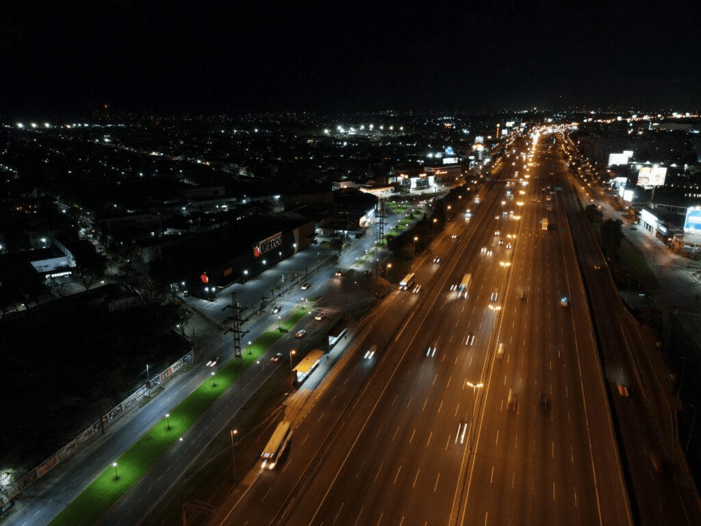 Autopistas del Sol renueva la iluminación del RamalCampana con tecnología LED