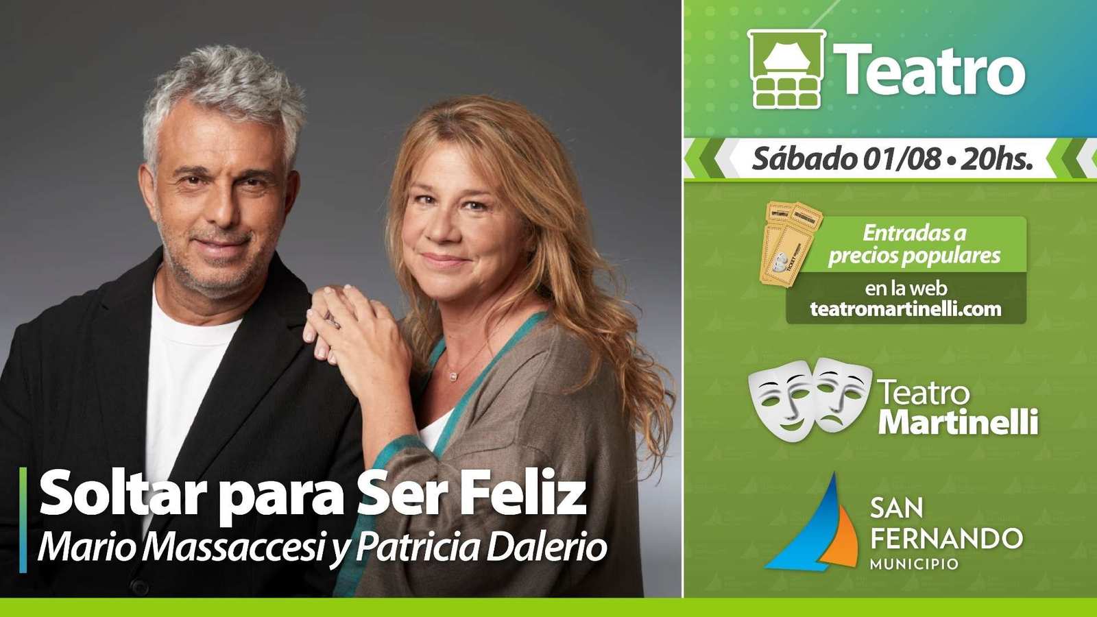 Mario Massaccesi presentará en San Fernando “Soltar para ser feliz”
