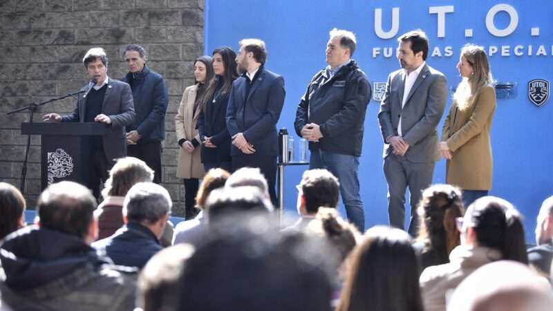 Kicillof inauguró una base de la UTOI en Lomas de Zamora y sumó ambulancias de alta complejidad